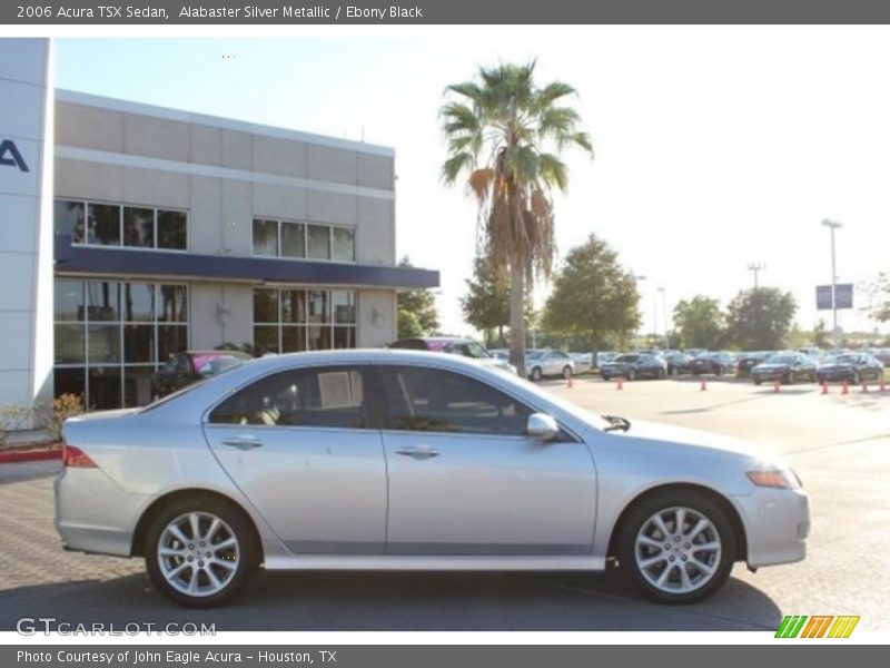 Alabaster Silver Metallic / Ebony Black 2006 Acura TSX Sedan