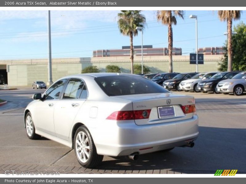 Alabaster Silver Metallic / Ebony Black 2006 Acura TSX Sedan