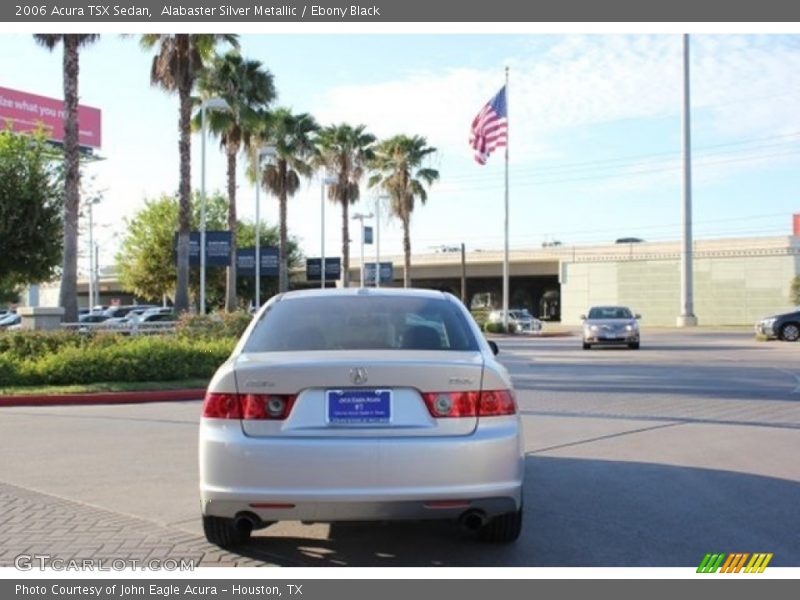 Alabaster Silver Metallic / Ebony Black 2006 Acura TSX Sedan