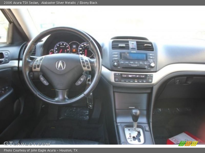 Alabaster Silver Metallic / Ebony Black 2006 Acura TSX Sedan