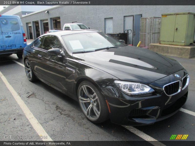 Black Sapphire Metallic / Silverstone II 2013 BMW M6 Coupe