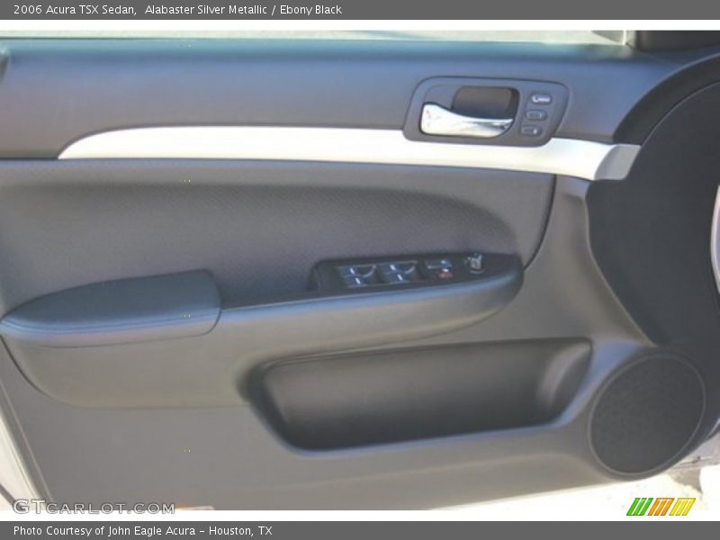 Alabaster Silver Metallic / Ebony Black 2006 Acura TSX Sedan