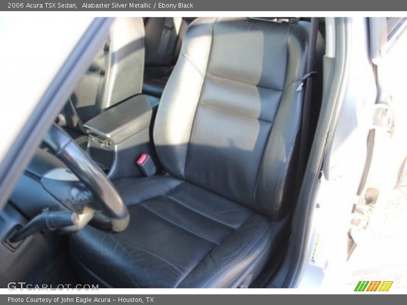 Alabaster Silver Metallic / Ebony Black 2006 Acura TSX Sedan