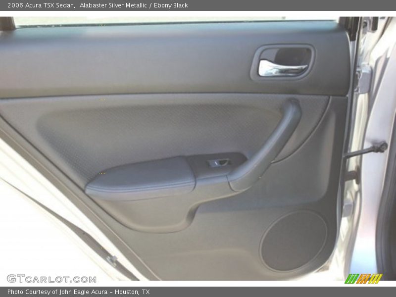 Alabaster Silver Metallic / Ebony Black 2006 Acura TSX Sedan