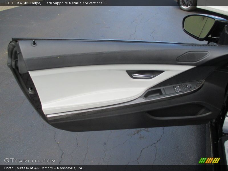 Black Sapphire Metallic / Silverstone II 2013 BMW M6 Coupe