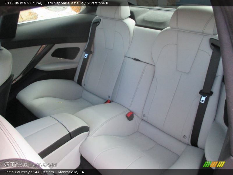 Rear Seat of 2013 M6 Coupe