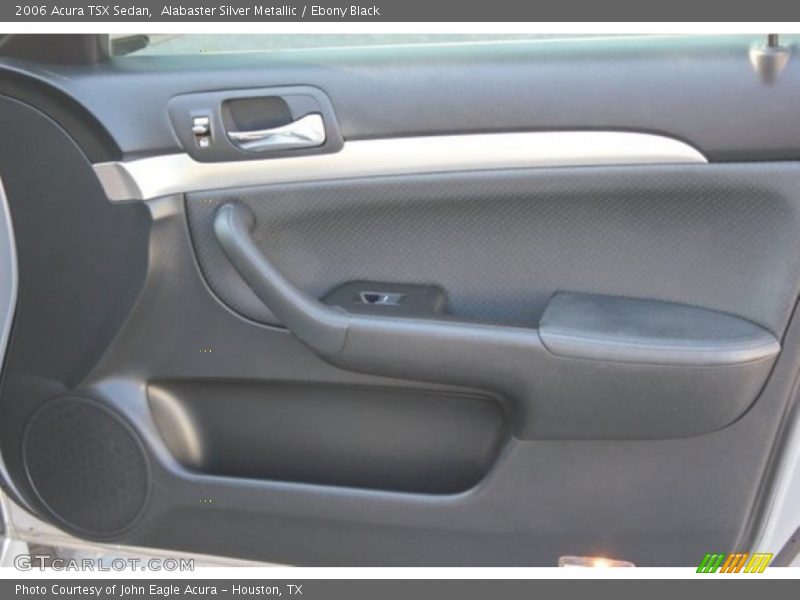 Alabaster Silver Metallic / Ebony Black 2006 Acura TSX Sedan