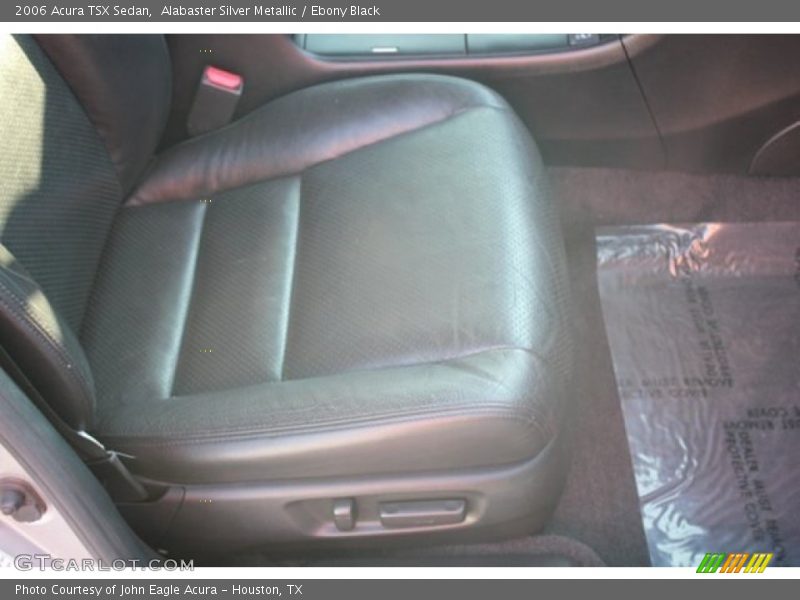 Alabaster Silver Metallic / Ebony Black 2006 Acura TSX Sedan