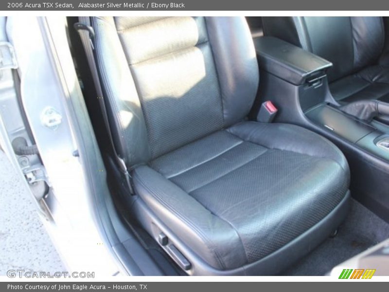Alabaster Silver Metallic / Ebony Black 2006 Acura TSX Sedan