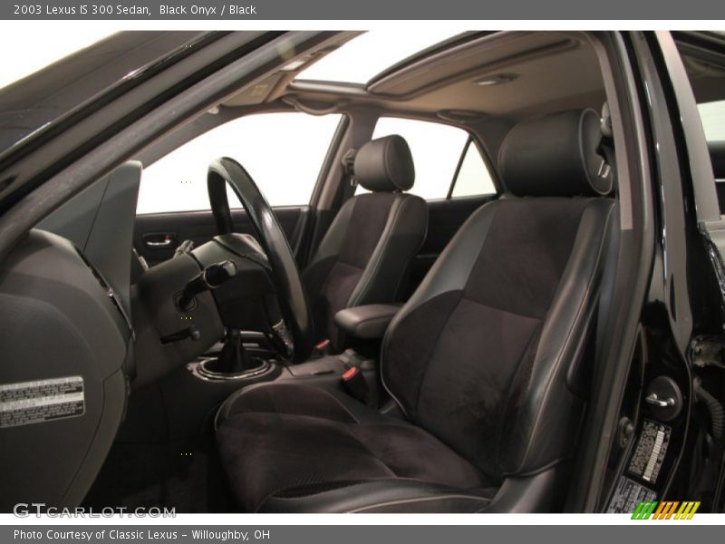  2003 IS 300 Sedan Black Interior