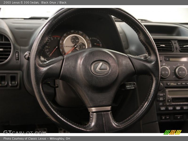 Black Onyx / Black 2003 Lexus IS 300 Sedan