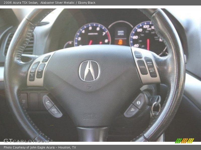 Alabaster Silver Metallic / Ebony Black 2006 Acura TSX Sedan