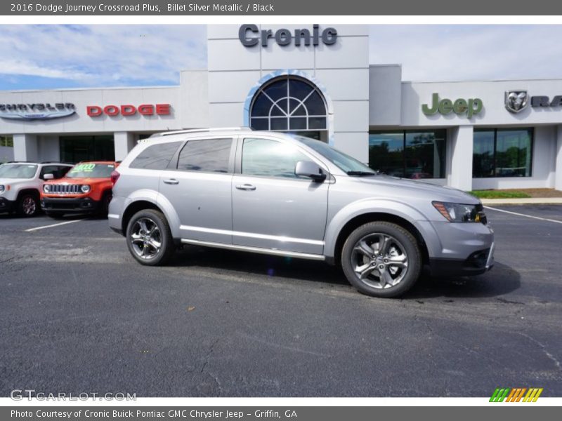 Billet Silver Metallic / Black 2016 Dodge Journey Crossroad Plus
