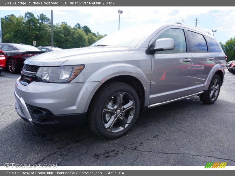 Billet Silver Metallic / Black 2016 Dodge Journey Crossroad Plus