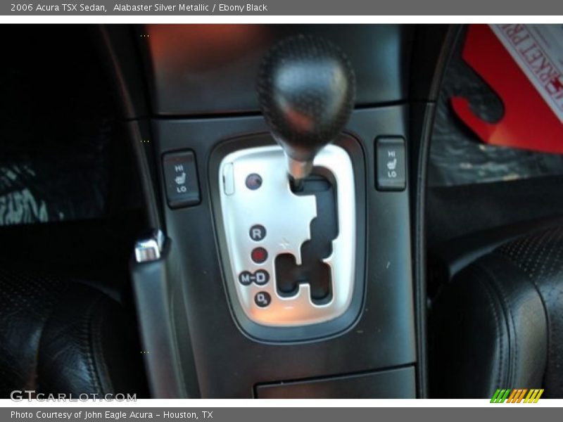 Alabaster Silver Metallic / Ebony Black 2006 Acura TSX Sedan
