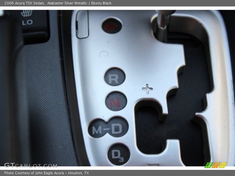 Alabaster Silver Metallic / Ebony Black 2006 Acura TSX Sedan