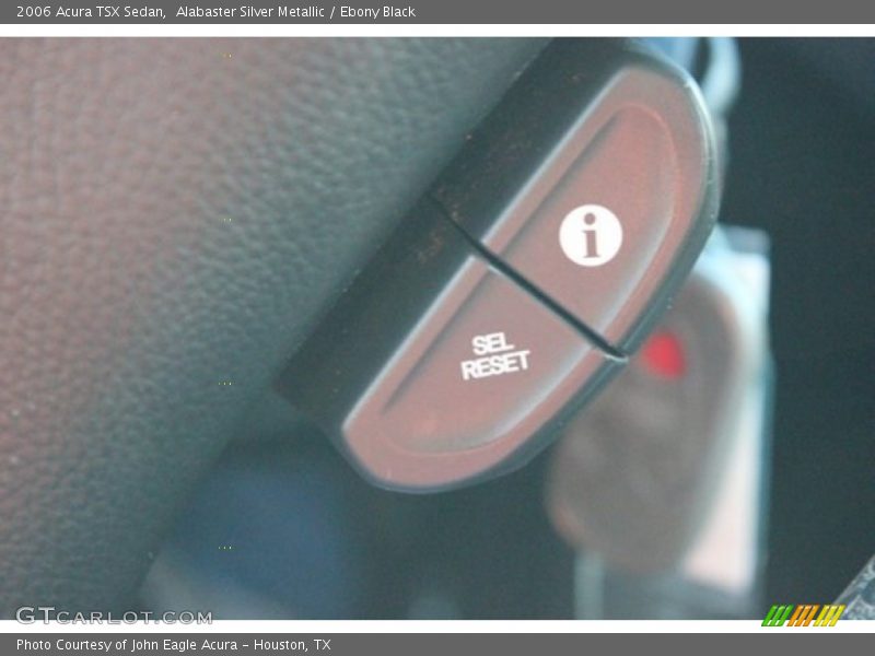 Alabaster Silver Metallic / Ebony Black 2006 Acura TSX Sedan