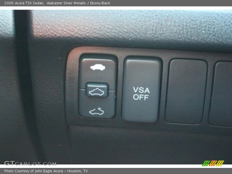 Alabaster Silver Metallic / Ebony Black 2006 Acura TSX Sedan