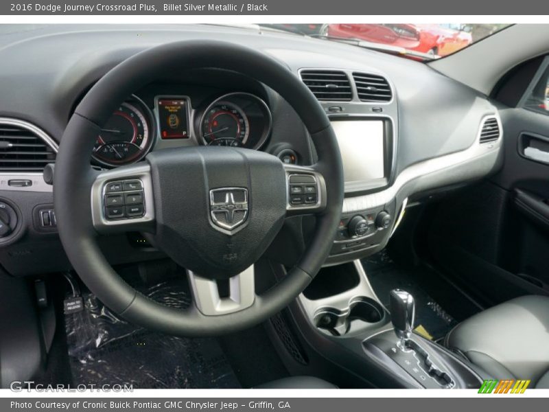 Billet Silver Metallic / Black 2016 Dodge Journey Crossroad Plus