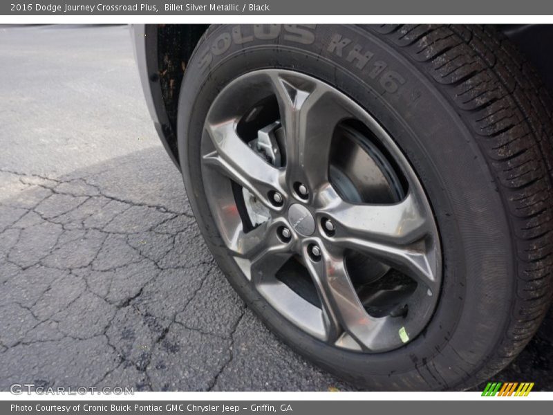 Billet Silver Metallic / Black 2016 Dodge Journey Crossroad Plus