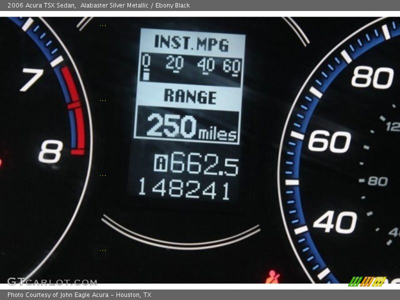 Alabaster Silver Metallic / Ebony Black 2006 Acura TSX Sedan