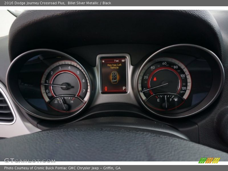 Billet Silver Metallic / Black 2016 Dodge Journey Crossroad Plus