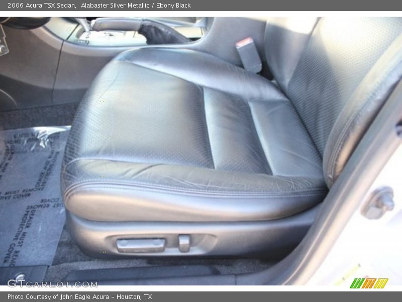 Alabaster Silver Metallic / Ebony Black 2006 Acura TSX Sedan
