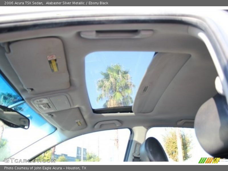 Alabaster Silver Metallic / Ebony Black 2006 Acura TSX Sedan