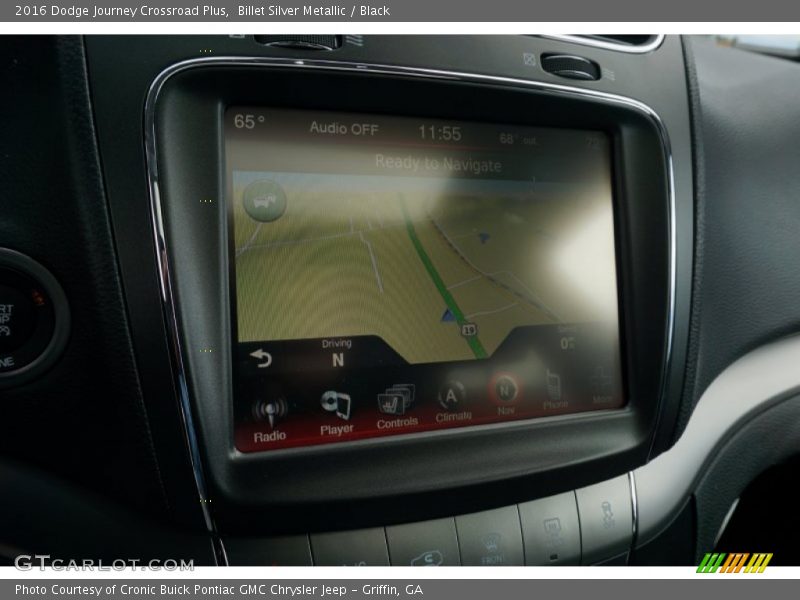 Billet Silver Metallic / Black 2016 Dodge Journey Crossroad Plus