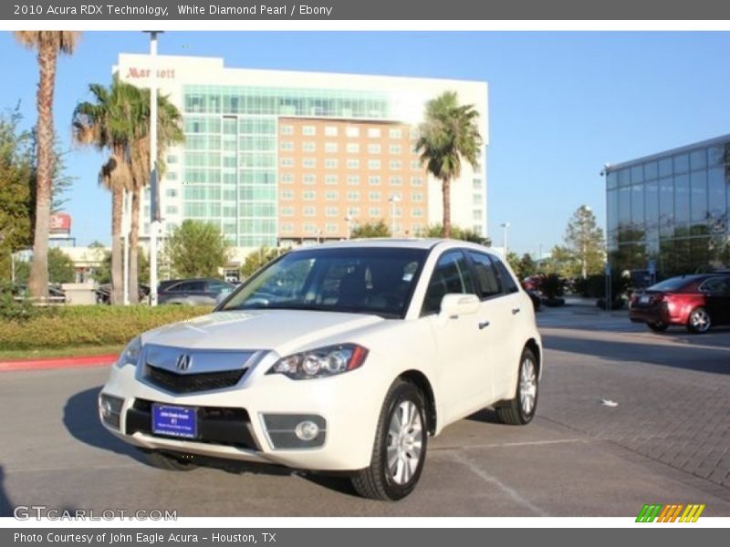 White Diamond Pearl / Ebony 2010 Acura RDX Technology
