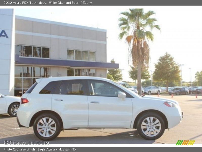 White Diamond Pearl / Ebony 2010 Acura RDX Technology