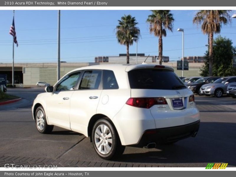 White Diamond Pearl / Ebony 2010 Acura RDX Technology