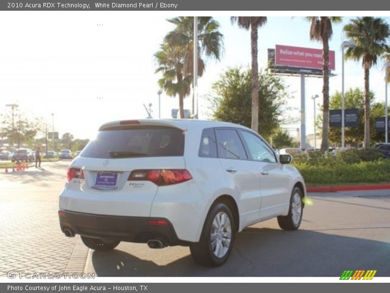White Diamond Pearl / Ebony 2010 Acura RDX Technology
