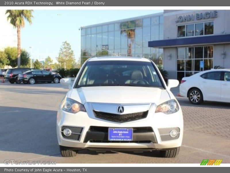 White Diamond Pearl / Ebony 2010 Acura RDX Technology