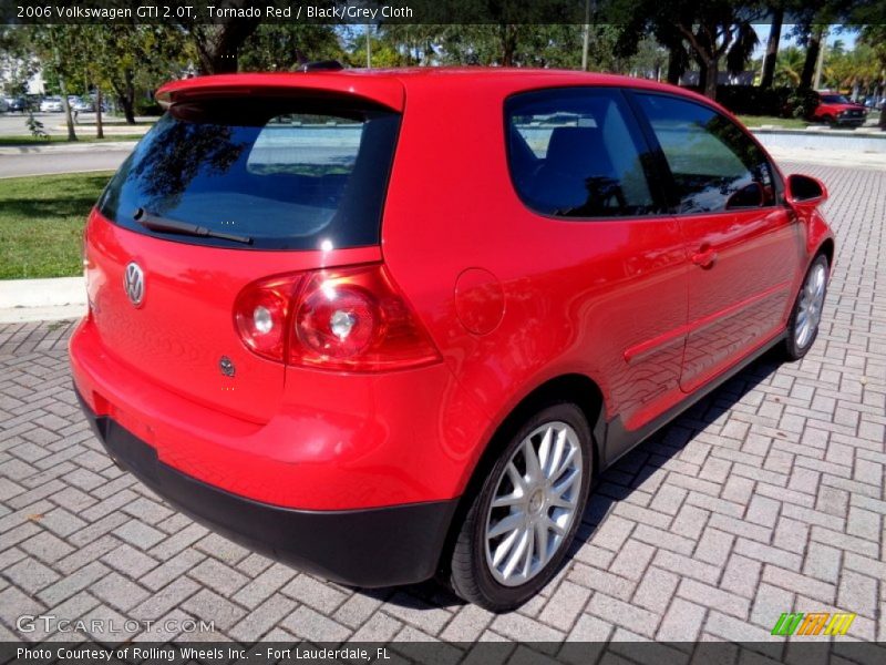 Tornado Red / Black/Grey Cloth 2006 Volkswagen GTI 2.0T