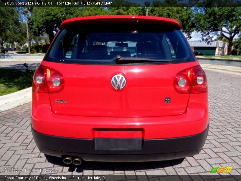 Tornado Red / Black/Grey Cloth 2006 Volkswagen GTI 2.0T