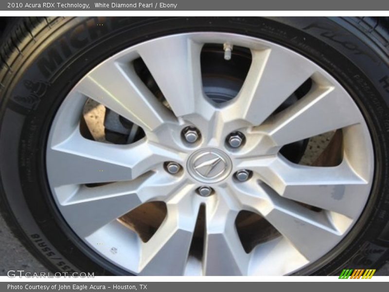 White Diamond Pearl / Ebony 2010 Acura RDX Technology