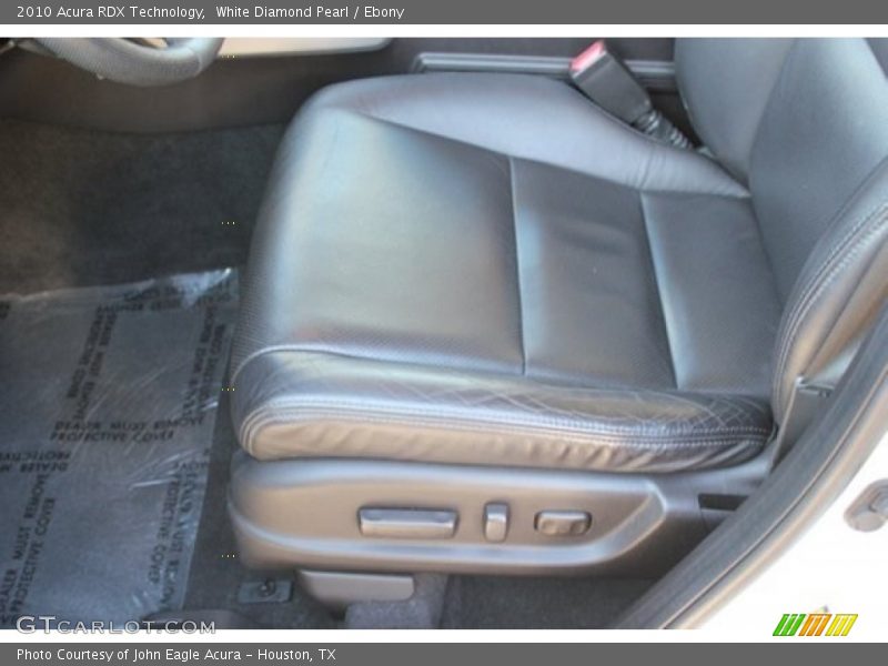 White Diamond Pearl / Ebony 2010 Acura RDX Technology