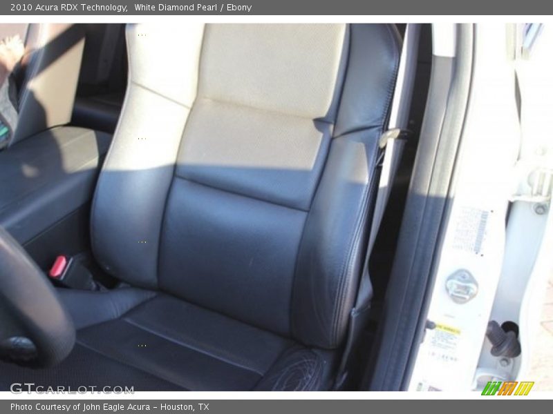 White Diamond Pearl / Ebony 2010 Acura RDX Technology