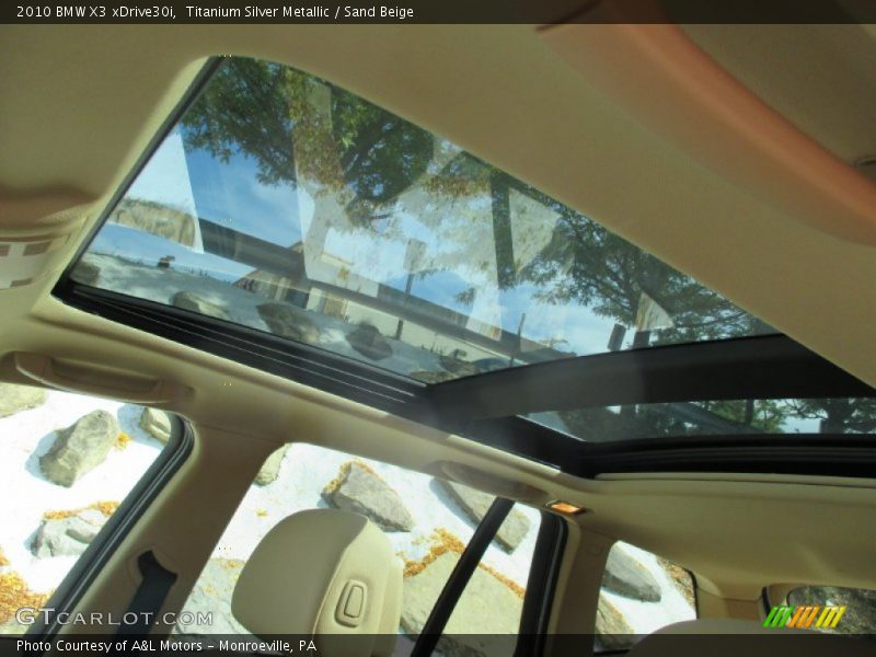 Titanium Silver Metallic / Sand Beige 2010 BMW X3 xDrive30i