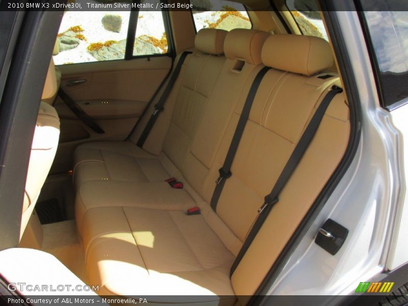 Titanium Silver Metallic / Sand Beige 2010 BMW X3 xDrive30i