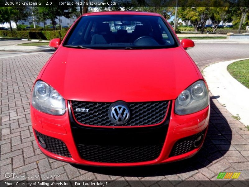 Tornado Red / Black/Grey Cloth 2006 Volkswagen GTI 2.0T