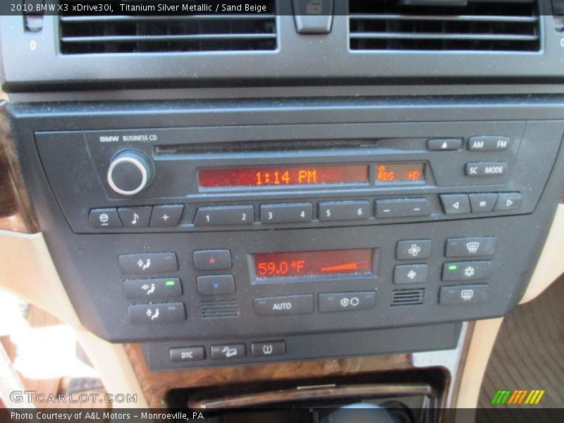 Titanium Silver Metallic / Sand Beige 2010 BMW X3 xDrive30i
