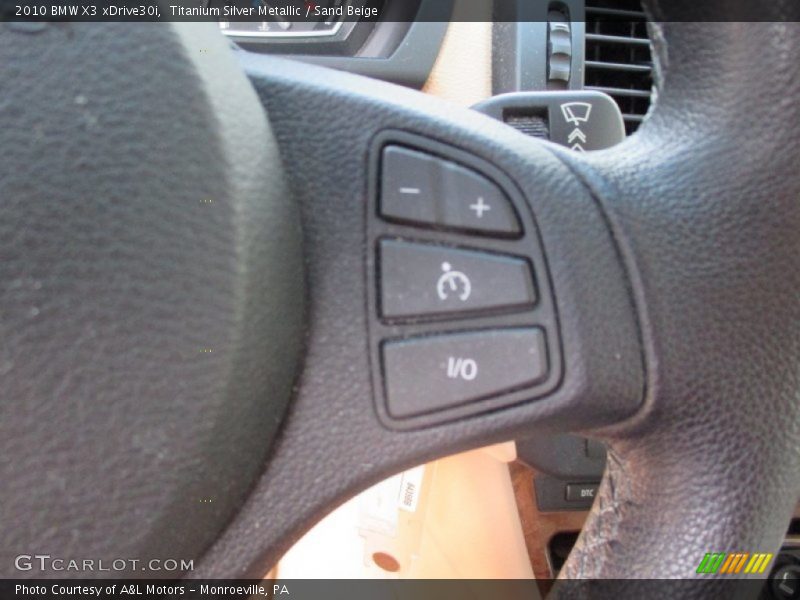 Titanium Silver Metallic / Sand Beige 2010 BMW X3 xDrive30i