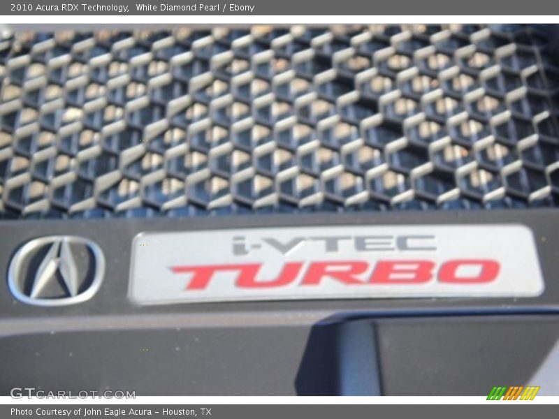 White Diamond Pearl / Ebony 2010 Acura RDX Technology