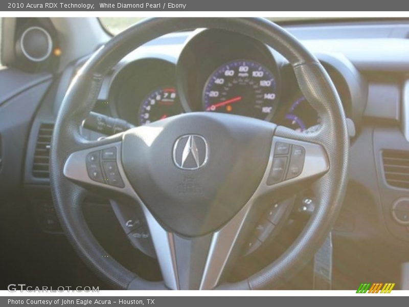 White Diamond Pearl / Ebony 2010 Acura RDX Technology