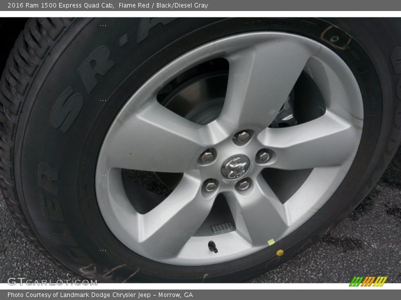Flame Red / Black/Diesel Gray 2016 Ram 1500 Express Quad Cab