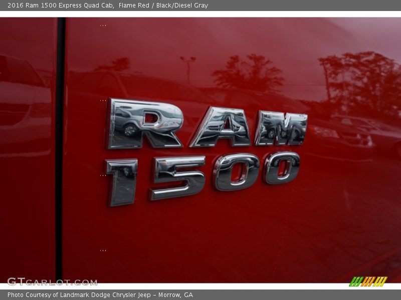 Flame Red / Black/Diesel Gray 2016 Ram 1500 Express Quad Cab