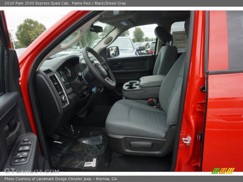 Flame Red / Black/Diesel Gray 2016 Ram 1500 Express Quad Cab
