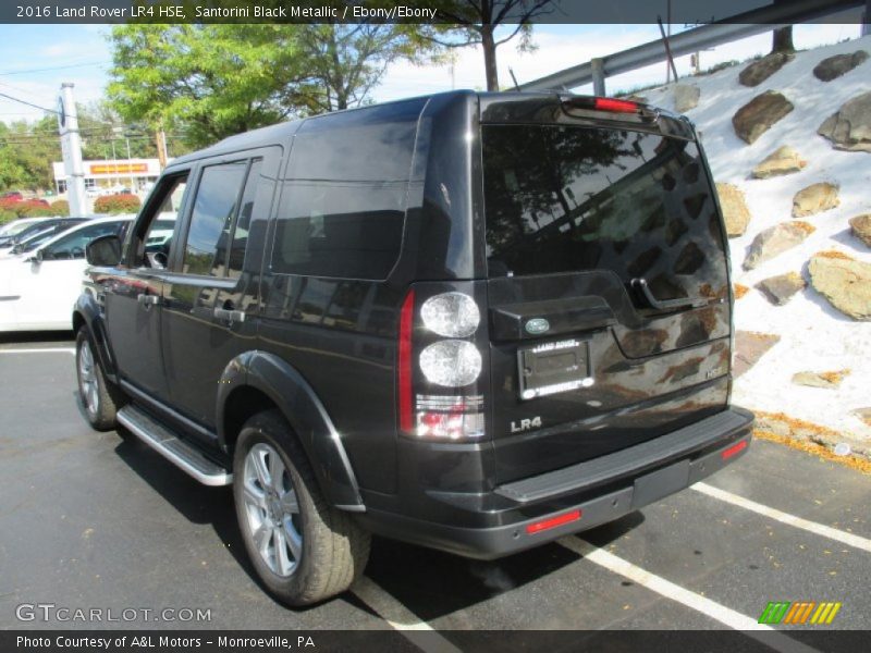 Santorini Black Metallic / Ebony/Ebony 2016 Land Rover LR4 HSE